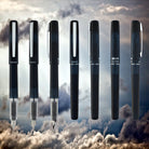 Platinum Prefounte Fountain Pen in Graphite Blue Fountain Pen