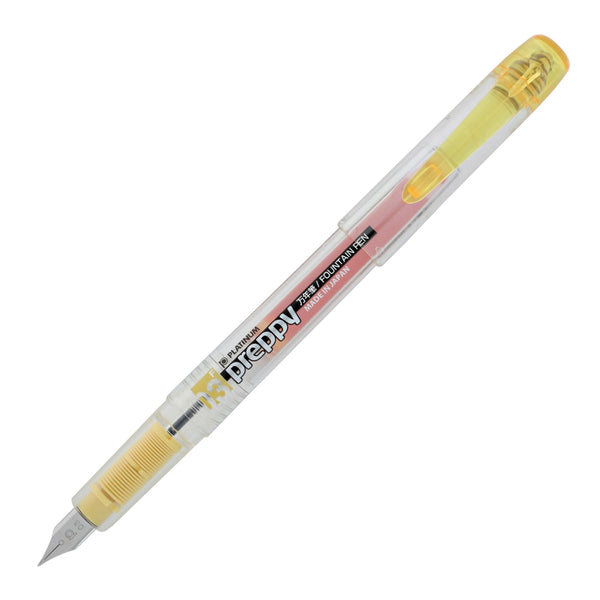 Platinum Preppy Fountain Pen in Yellow - Fine Point Misc