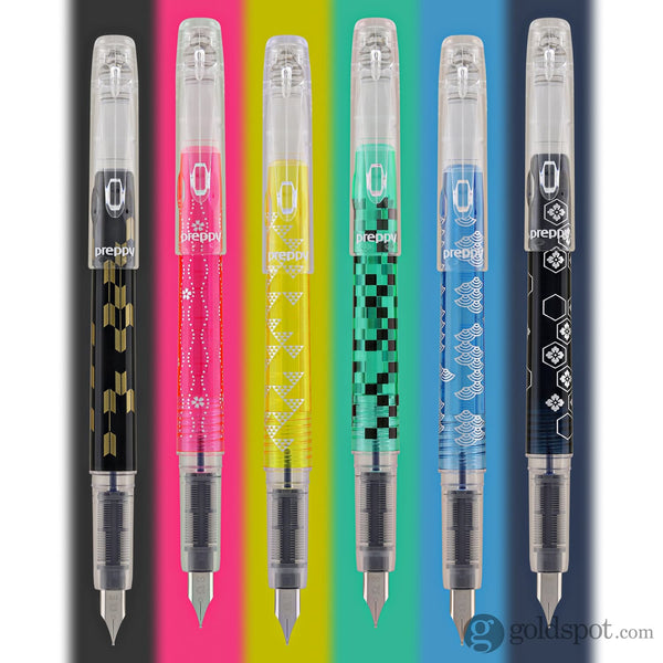 Platinum Preppy WA The 2nd Fountain Pen Set in 6 Color Set Fountain Pen