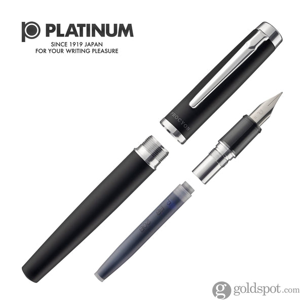 Platinum Procyon Luster Fountain Pen in Black Mist Fountain Pen