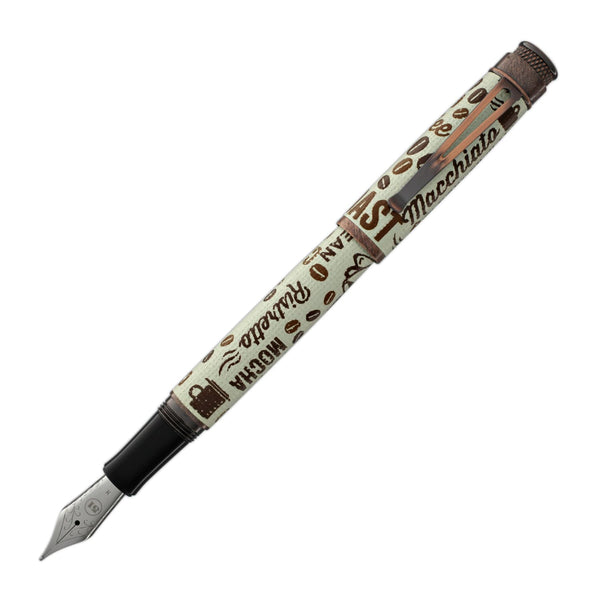 Retro 51 Goldspot Exclusive Tornado Fountain Pen in Hot Coffee Medium Fountain Pen