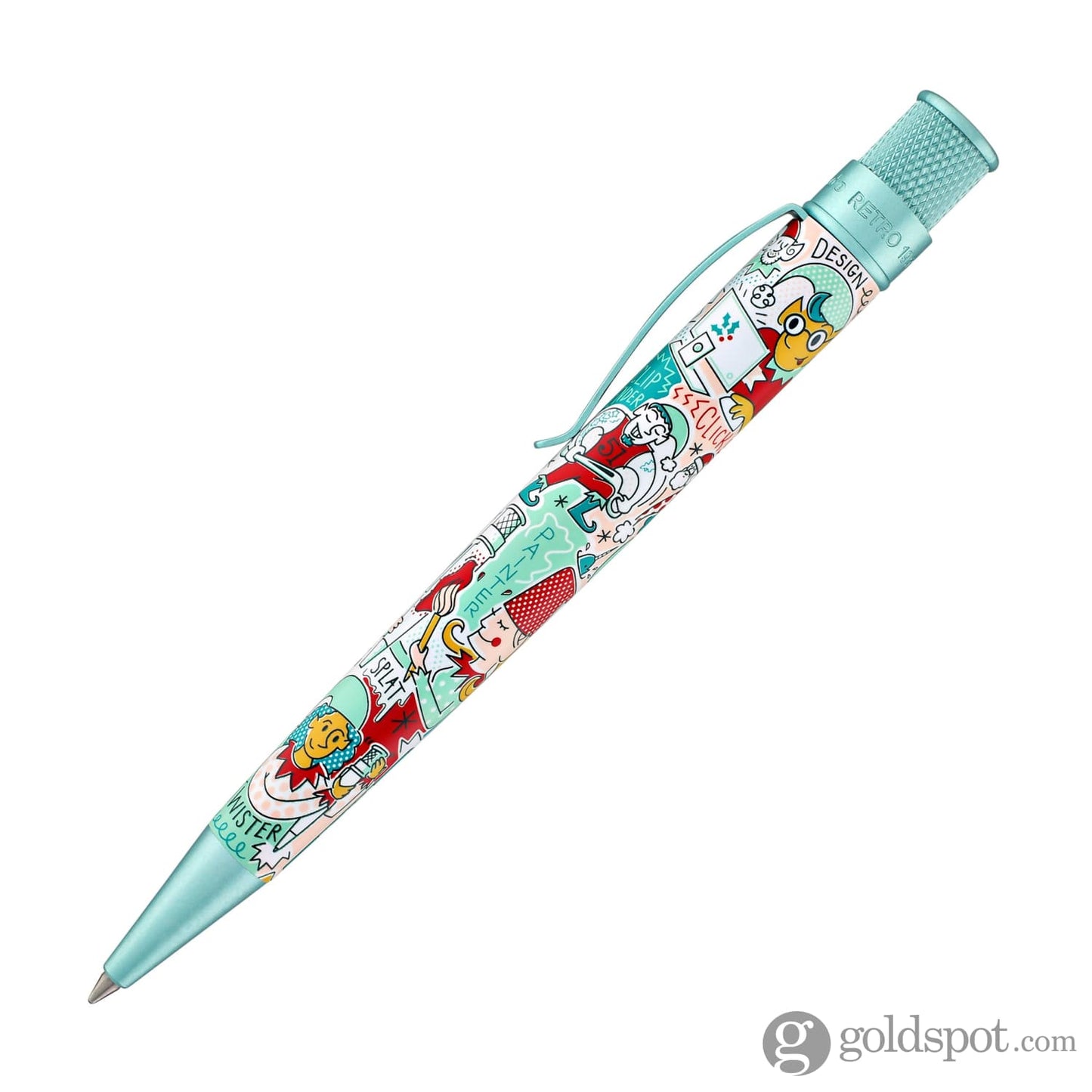 Retro 51 Goldspot Exclusive Tornado Rollerball in Elf Ink Works Rollerball Pen