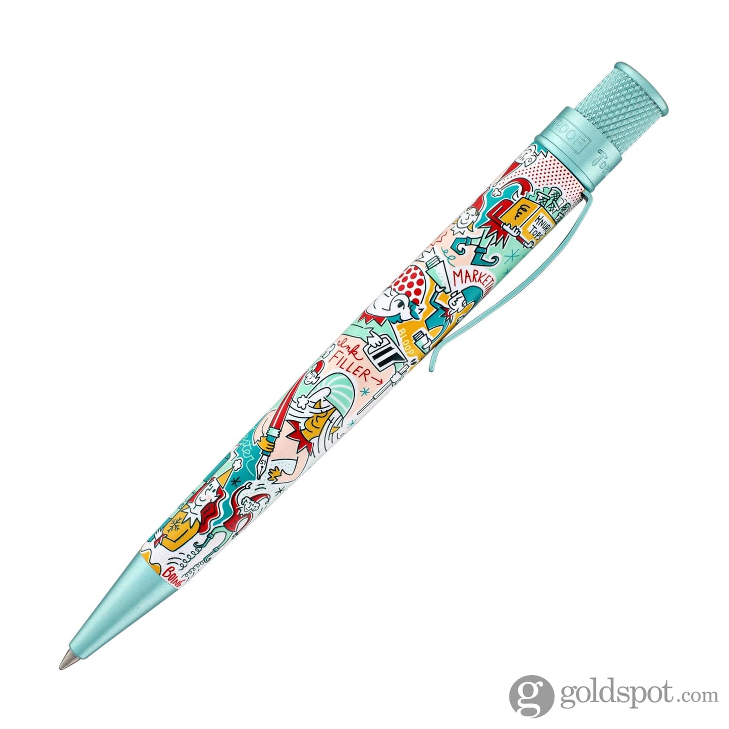 Retro 51 Goldspot Exclusive Tornado Rollerball in Elf Ink Works Rollerball Pen