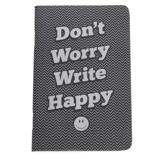 Retro 51 Notebook Lined Don't Worry Write Happy - Pocket