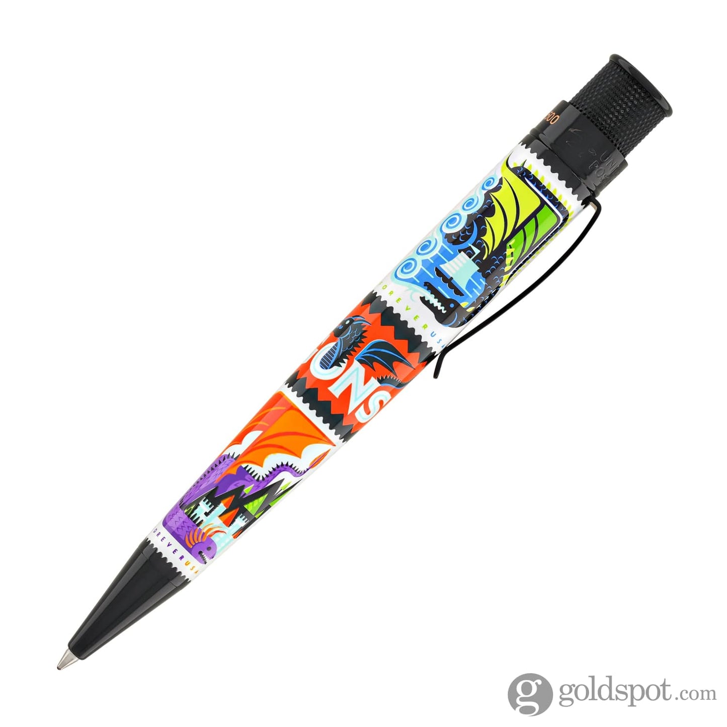 Retro 51 Tornado Big Shot Rollerball Pen USPS Dragons Stamps Rollerball Pen