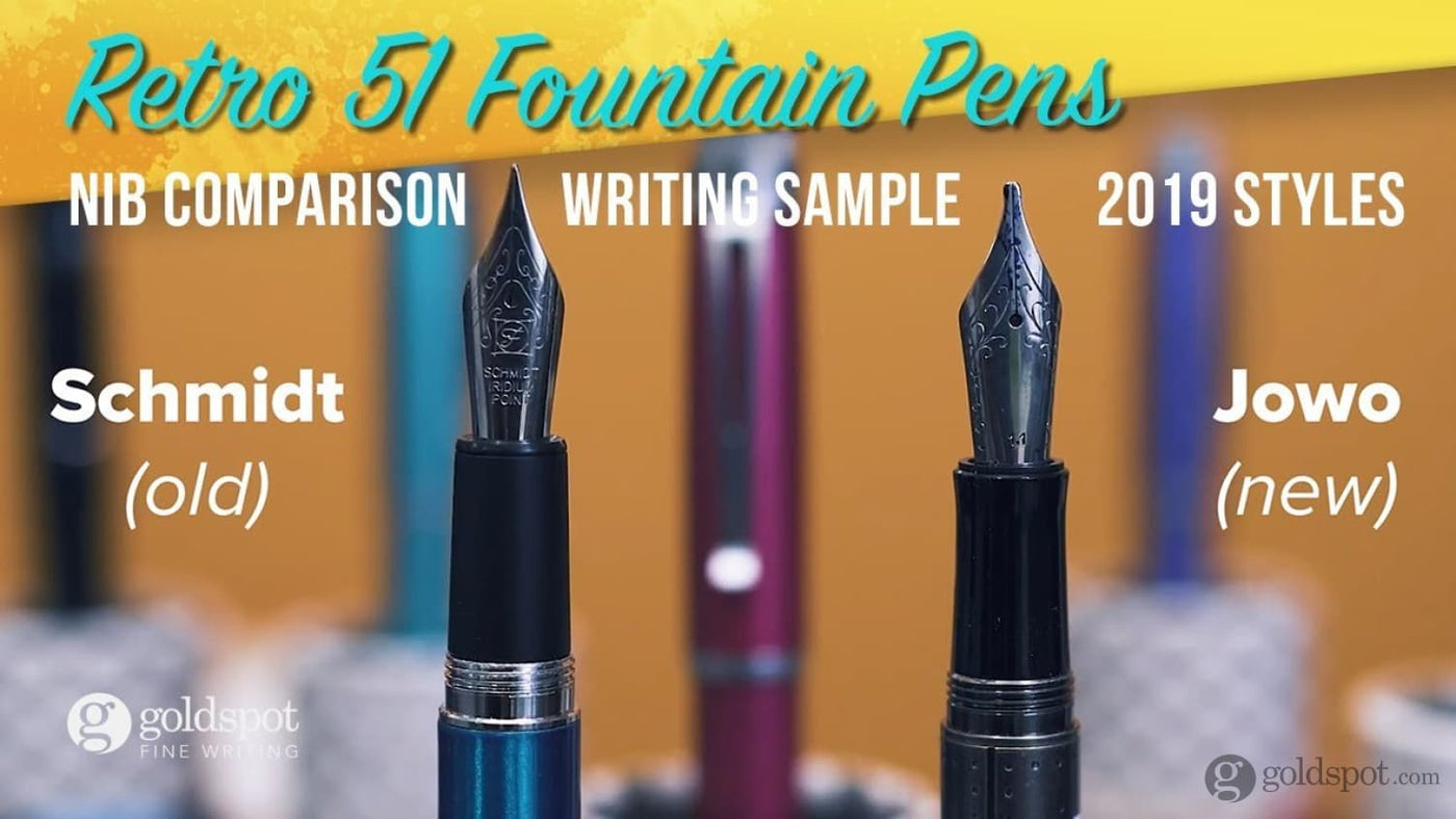 Retro 51 Tornado Fountain Pen in Corsair Goldspot Pens