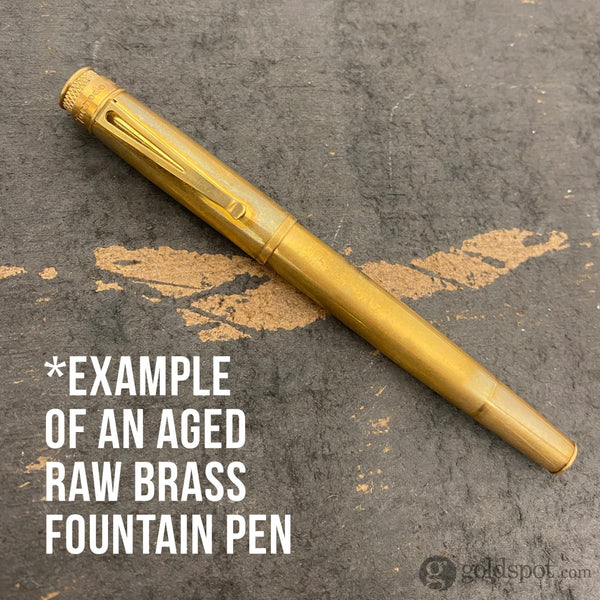 Retro 51 Tornado Fountain Pen in Raw Brass Fountain Pen