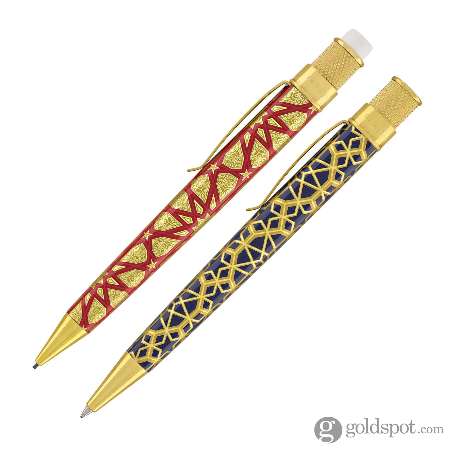 Retro 51 Tornado Metropolitan Rollerball and Pencil Set in Geometric Pen and Pencil Set