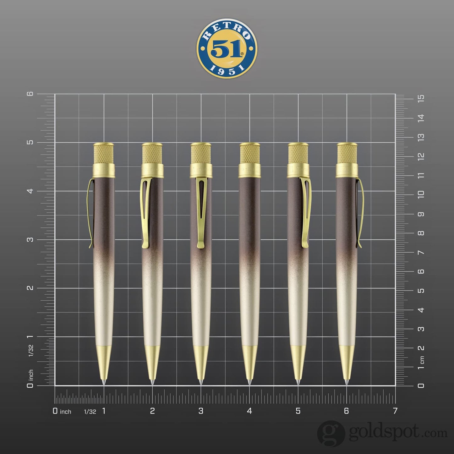 Retro 51 Tornado Rollerball - Ombre Beach Blonde Rollerball Pen