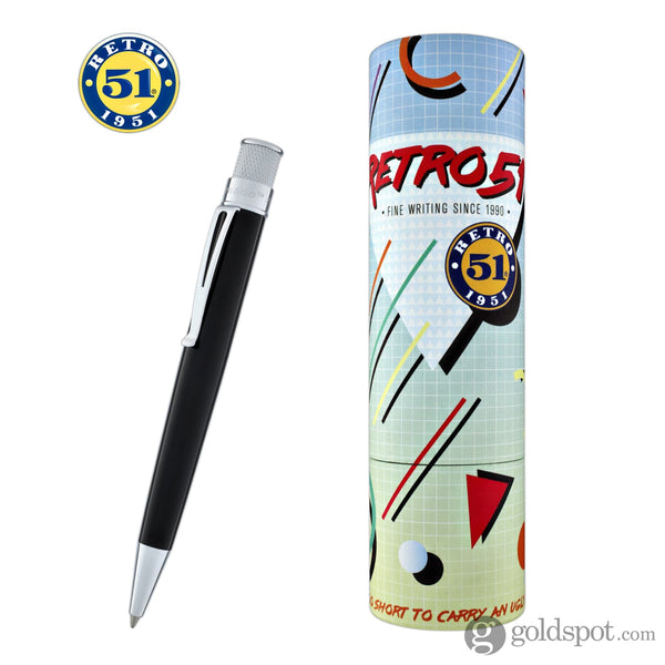 Retro 51 Tornado Rollerball Pen in Black Lacquer Rollerball Pen