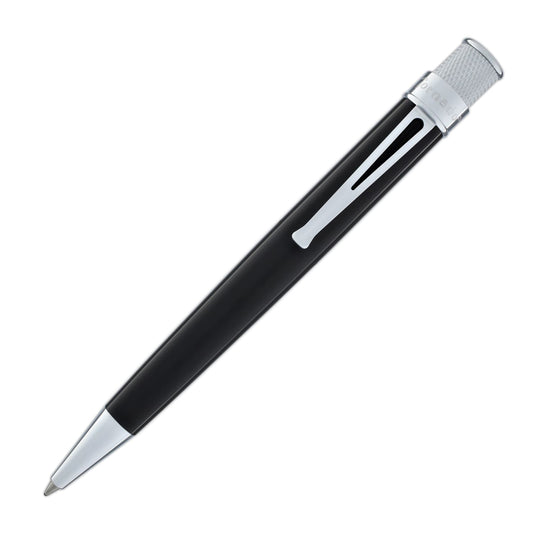 Retro 51 Tornado Rollerball Pen in Black Lacquer
