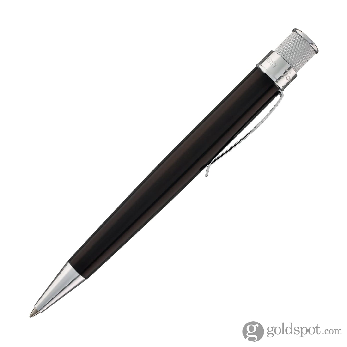 Retro 51 Tornado Rollerball Pen in Brown Lacquer Chrome Trim Rollerball Pen