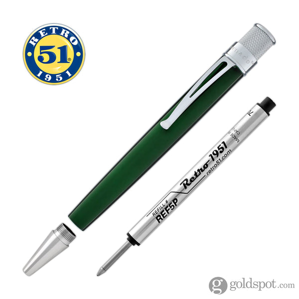 Retro 51 Tornado Rollerball Pen in Green Lacquer Rollerball Pen