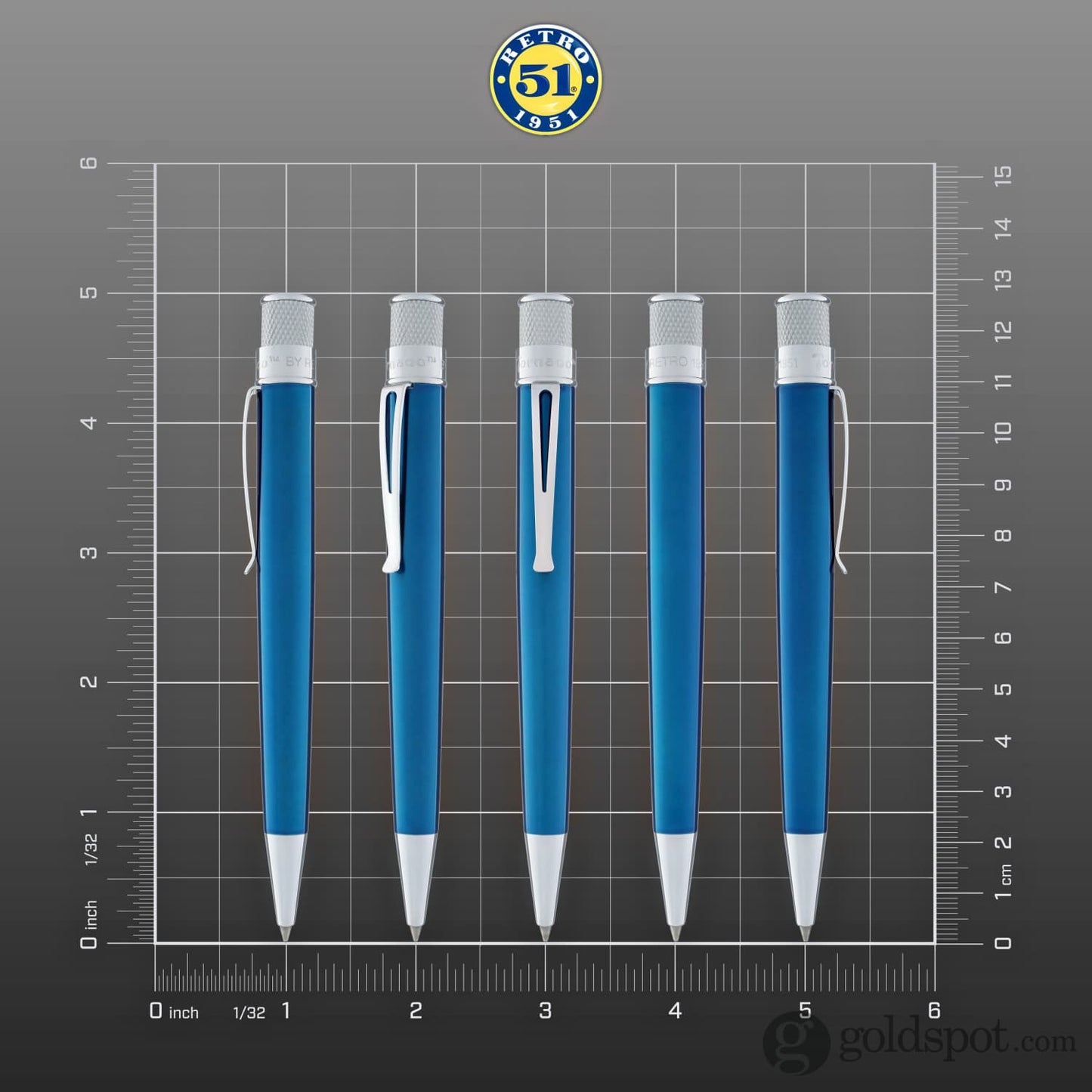 Retro 51 Tornado Rollerball Pen in Peacock Lacquer Rollerball Pen