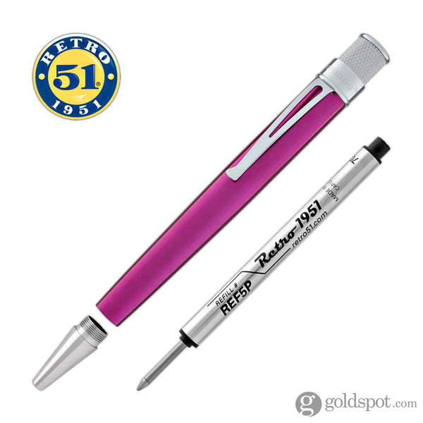 Retro 51 Tornado Rollerball Pen in Pink Lacquer Rollerball Pen