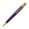Retro 51 Tornado Brass Classic Rollerball Pen in Purple Rollerball Pen