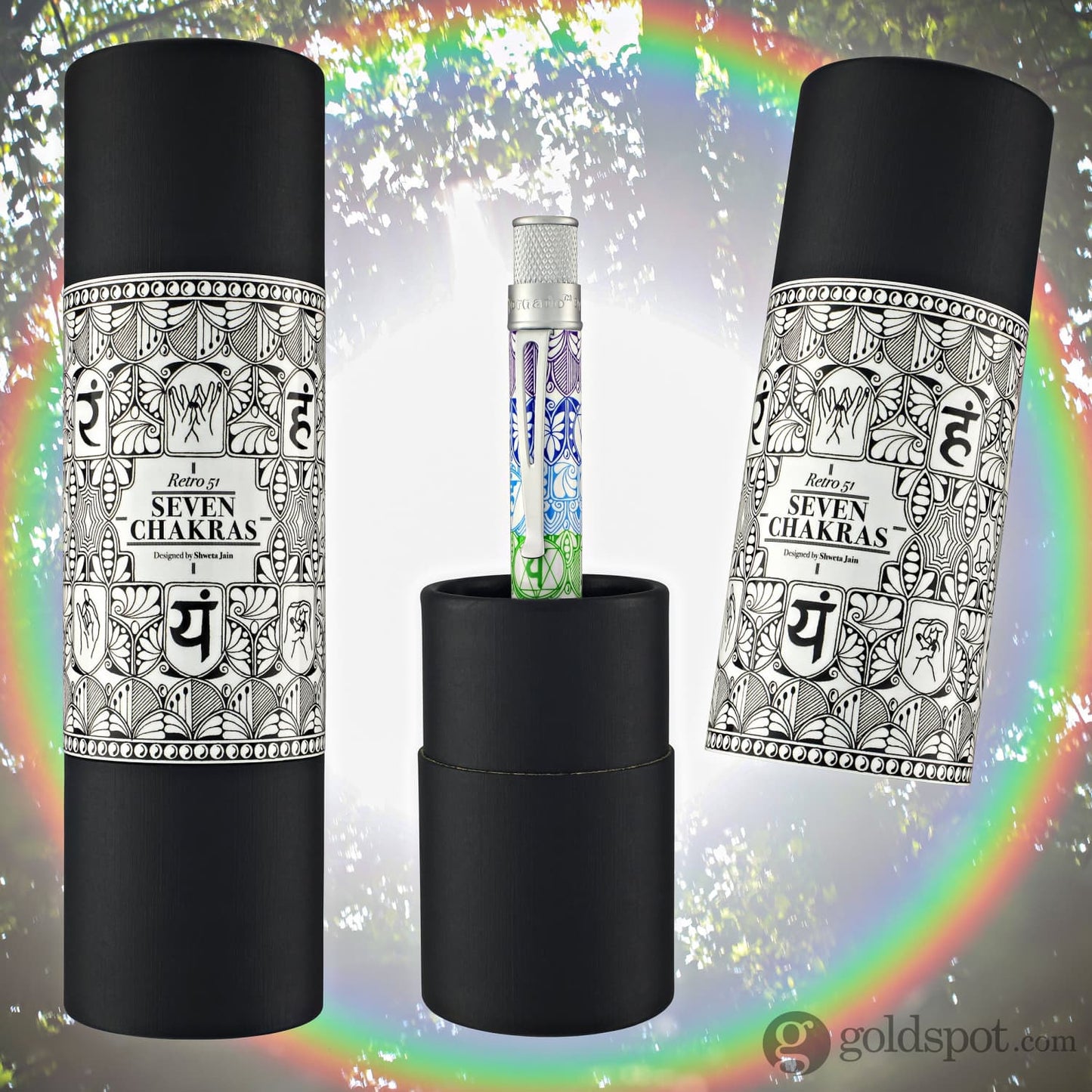 Retro 51 Tornado Rollerball Pen in Seven Chakras Rollerball Pen