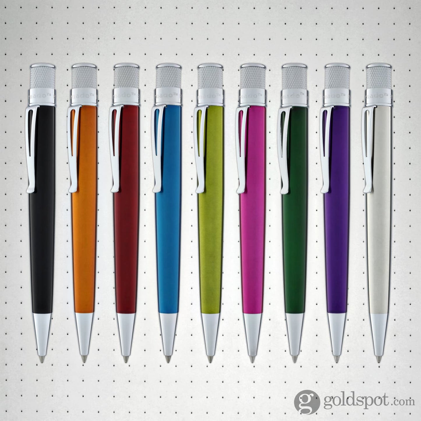 Retro 51 Tornado Rollerball Pen in Stainless Steel Lacquer Rollerball Pen