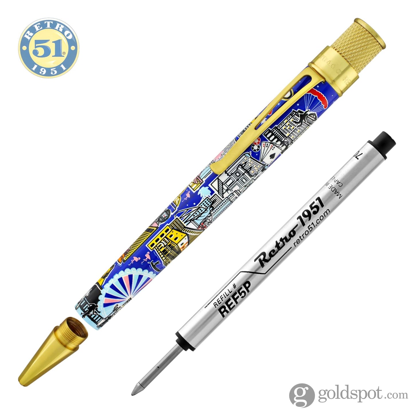 Retro 51 Tornado Rollerball - Vegas Skyline Limited Edition Rollerball Pen