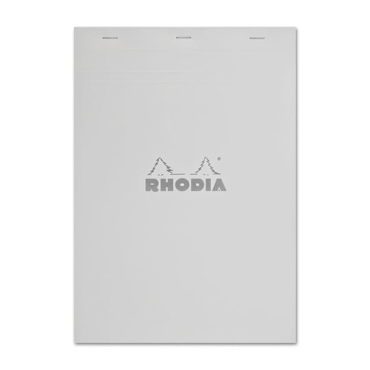 Rhodia No.18 Staplebound 8.25 x 11.75 Notepad in Ice