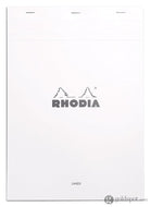 Rhodia No.18 Staplebound 8.25 x 11.75 Notepad in Ice Lined with Margin Notebooks Journals
