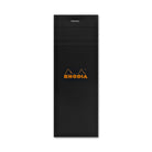 Rhodia No. 8 Staplebound 3 x 8.25 Notepad in Black Notepad