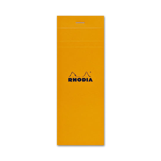 Rhodia No. 8 Staplebound 3 x 8.25 Notepad in Orange