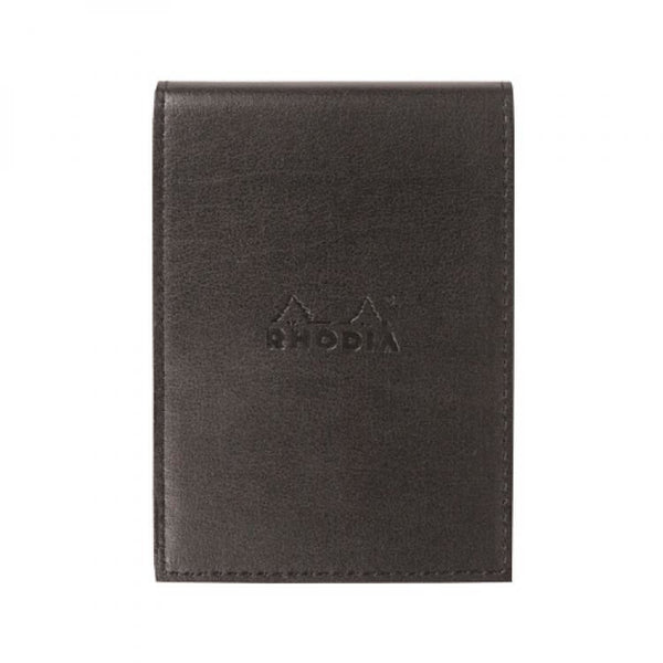 Rhodia Pad Holder in Black with Graph Pad with Pen Loop - 3.75 x 5.25 Notebook