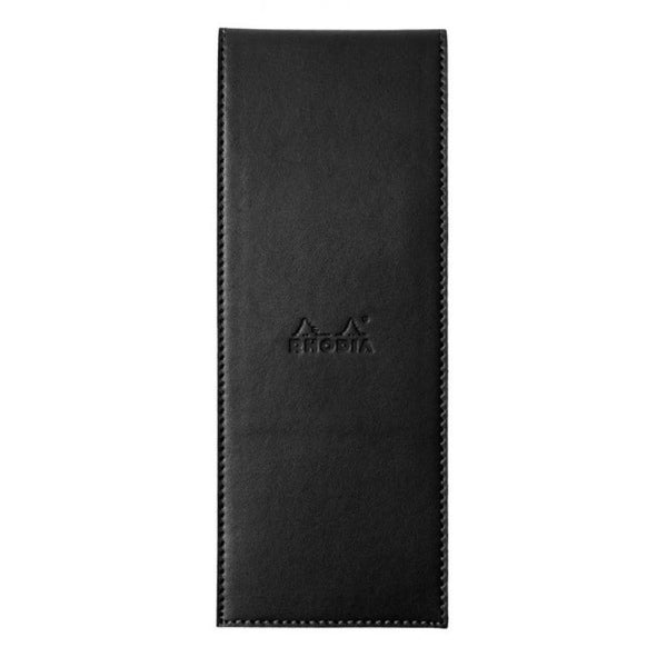 Rhodia Pad Holder in Black with Graph Pad with Pen Loop - 3 x 8.25 Notebook