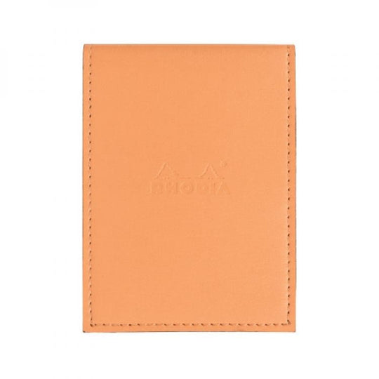 Rhodia Pad Holder in Orange with Graph Pad with Pen Loop - 3.5 x 4.5