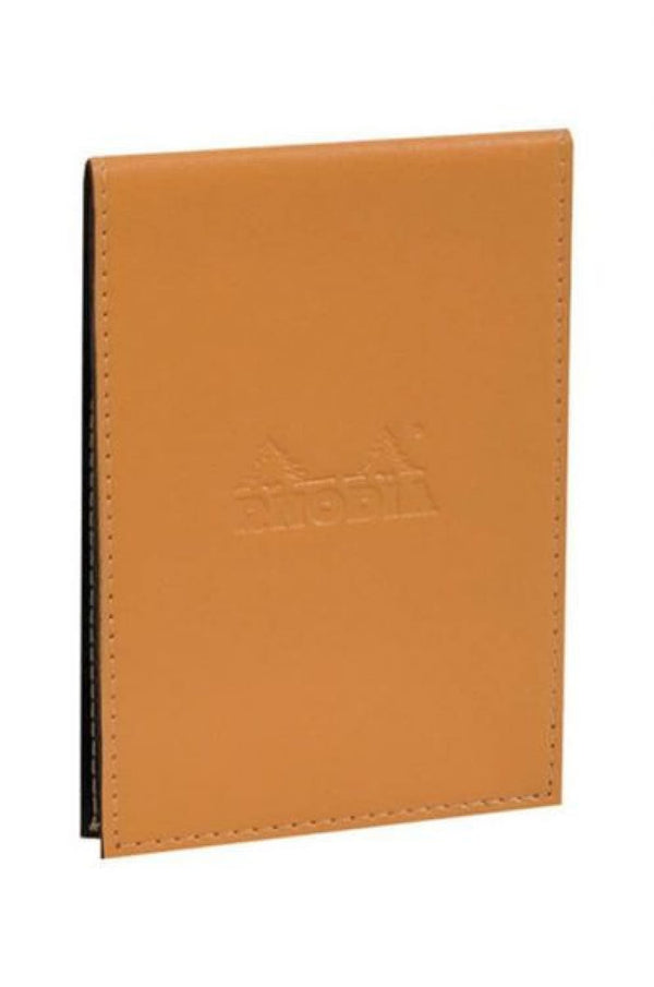 Rhodia Pad Holder in Orange with Graph Pad with Pen Loop - 3.75 x 5.25 Notebook
