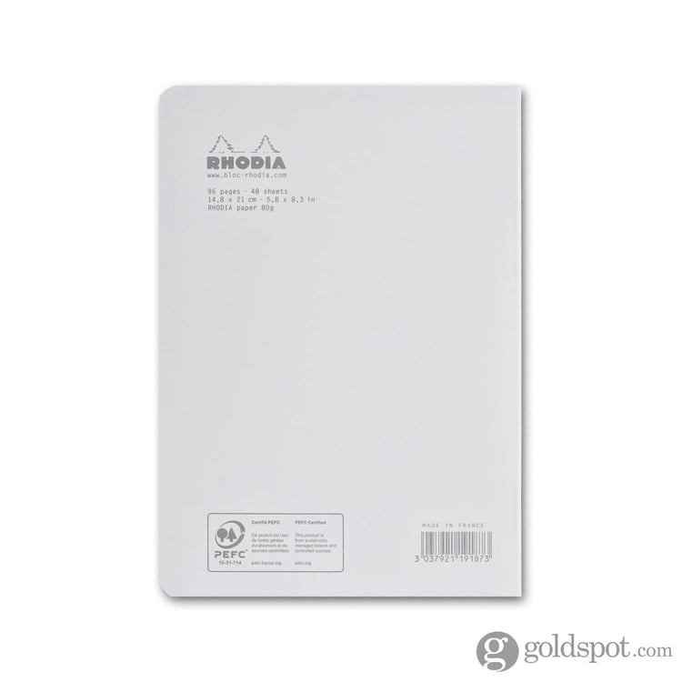 Rhodia Staplebound Graph Paper Notebook in Ice - 3 x 4.75 Notebook