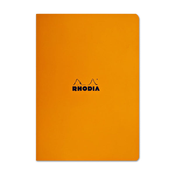 Rhodia Staplebound Graph Paper Notebook in Orange - 3 x 4.75 Notebook