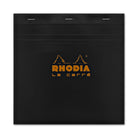 Rhodia Staplebound Graph Paper Notepad in Black - 8.25 x 8.25 Notepad