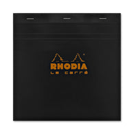 Rhodia Staplebound Graph Paper Notepad in Black - 8.25 x 8.25