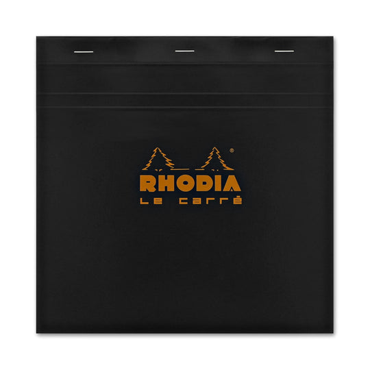 Rhodia Staplebound Graph Paper Notepad in Black - 8.25 x 8.25