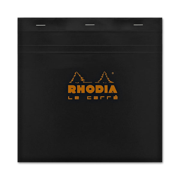 Rhodia Staplebound Graph Paper Notepad in Black - 8.25 x 8.25 Notepad