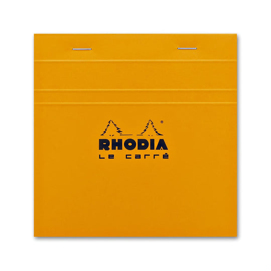 Rhodia Staplebound Graph Paper Notepad in Orange - 5.75 x 5.75