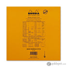 Rhodia Staplebound Graph Paper Notepad in Orange - 8.25 x 8.25 Notepad