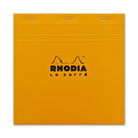 Rhodia Staplebound Graph Paper Notepad in Orange - 8.25 x 8.25 Notepad