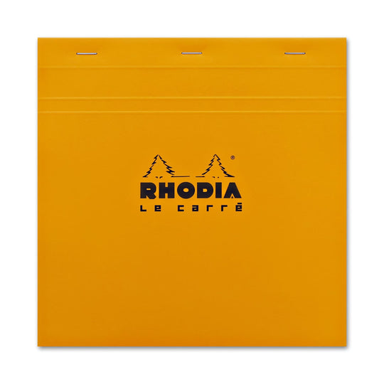 Rhodia Staplebound Graph Paper Notepad in Orange - 8.25 x 8.25