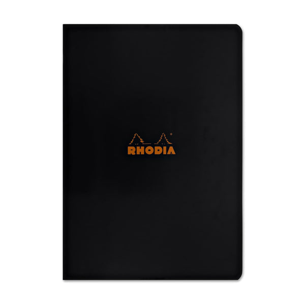 Rhodia Staplebound Lined Paper Notebook in Black - 8.25 x 11.75 Notebook