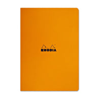 Rhodia Staplebound Lined Paper Notebook in Orange - 8.25 x 11.75