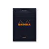 Rhodia Staplebound Lined Paper Notepad in Black - 3 x 4 Notepad