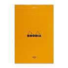 Rhodia Staplebound Lined Paper Pad in Orange - 8.25 x 12.5 Notepad
