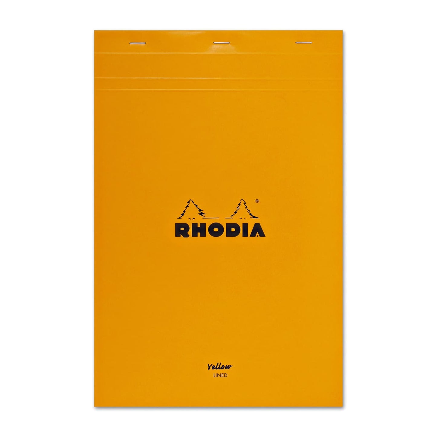 Rhodia Staplebound Lined Paper Pad in Orange - 8.25 x 12.5 Notepad
