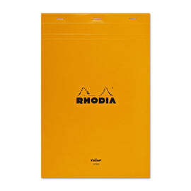 Rhodia Staplebound Lined Paper Pad in Orange - 8.25 x 12.5