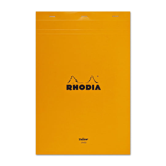 Rhodia Staplebound Lined Paper Pad in Orange - 8.25 x 12.5