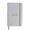 Rhodia Webnotebook Lined Paper in Silver - 3.5 x 5.5 Notebook