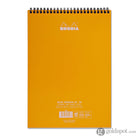 Rhodia Wirebound Dot Grid Paper Notebook in Orange - 8.25 x 11.75 Notebook